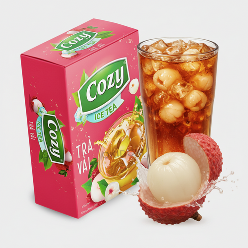 Cozy Lychee Flavored Iced Tea (15g x 16pks) 240g